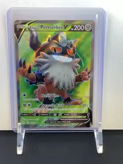 Pokemon Galarian Perrserker V 183/196 Lost Origin Sword & Shield FULL ART - Image 2