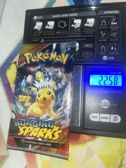 HEAVY! 22.58g Surging Sparks Pokemon TCG Booster Pack - Image 1
