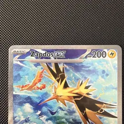 Pokemon Zapdos ex Special Illustration Rare Full Art Holo 200 HP 202/165 SV151 - Image 5