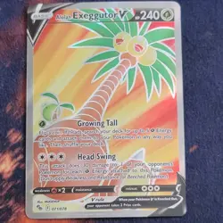 Alolan Exeggutor V Full Art 071/078 Ultra Rare Pokemon GO Pokemon TCG - Image 1