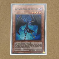 Blackwing Shura the Blue Flame RGBT-ENP12 Limited Yu-Gi-Oh Card - Image 1