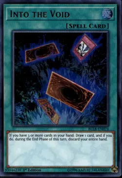 Into the Void 1st Ed Ultra Rare BLLR-EN074 Yu-Gi-Oh! - Image 1