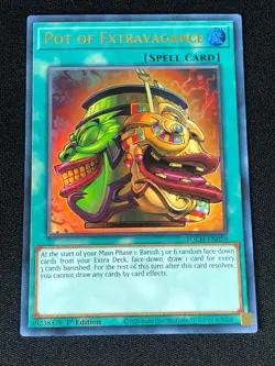 YUGIOH POT OF EXTRAVAGANCE TOCH-EN059 1ST ULTRA (NM) - Image 1