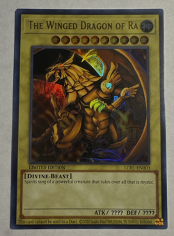 YuGiOh The Winged Dragon of Ra LC01-EN003 Ultra Rare Limited Edition NEAR MINT - Image 1