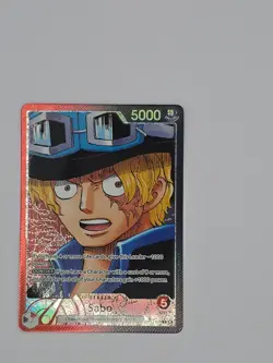 Sabo (004) (Alternate Art) OP13-004 Carrying On His Will One Piece Foil NM - Image 1