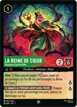 Lorcana - La Reine de Cœur - Despote imprevisible - MINT/NMINT - FR - Image 1