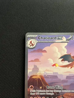 Charizard Ex 199/165 Scarlet Violet 151 Near Mint Raw Card Pokemon TCG - Image 3