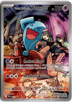 Team Rocket's Wobbuffet Promo SV: Scarlet & Violet Promo Cards 203 NM - Image 1
