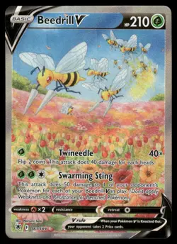 🔥 Pokemon Cards Beedrill V 161/189 Astral Radiance Rare Ultra - Image 1
