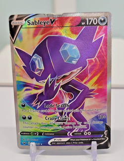 Sableye V Full Art 194/202 Sword & Shield Base Set Pokemon Card - Image 1