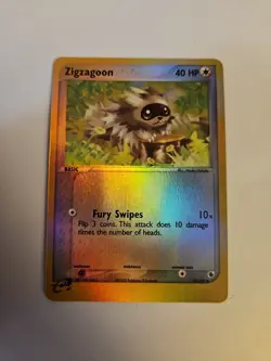 Pokemon EX Ruby & Sapphire Zigzagoon Card 79/109 Reverse Holo - Image 1
