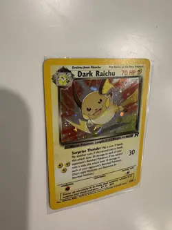Dark Raichu 83/82 Team Rocket Holo LP Vintage Pokemon card - Image 4