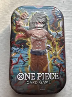 One Piece Card Game Tin Pack Vol. 1 Luffy Sealed New Bandai English - Image 1