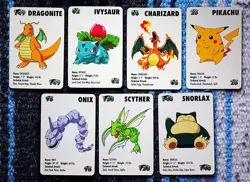 1998 KFC Pokemon Cards Set Complete Lot Of 7 fresh out of sealed box - Image 1