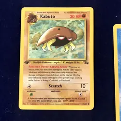 Pokemon Cards First 1st Edition Kabuto 50/62 1999 Pikachu Magmar Drowzee Kingler - Image 2