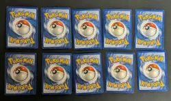Pokemon Reverse Holo Lot(E Series, Stamped) MP-DMG Lot 18 Total Cards - Image 2