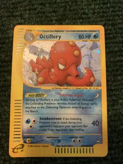 Pokemon Card Aquapolis Octillery H20/H32 LP - Image 1