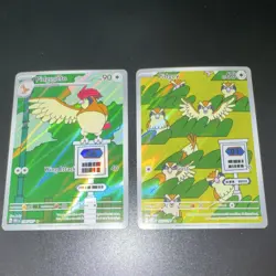 Pokemon OBF Holo Card Lot (2) Pidgeotto 208/197 Pidgey 207/197 - Image 1