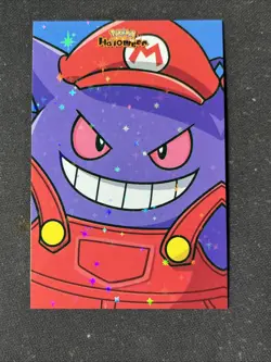 Gengar Mario - Cracked Ice Holo - Halloween Card Database 2025 - Pokemon - Image 3