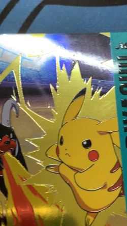 Pokemon Card Japanese Battle Card Pikachu vs Houndoom Metallic Meiji #2289 - Image 2