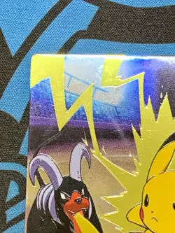 Pokemon Card Japanese Battle Card Pikachu vs Houndoom Metallic Meiji #2289 - Image 3