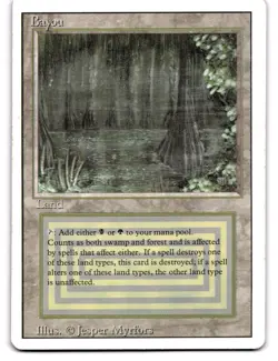 1994 Revised Bayou ~ Vintage MTG/Magic ~ HP - Image 1