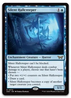 Silent Hallcreeper #72 (NM) Duskmourn DSK Magic MTG - Image 1