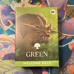 Wizards of the Coast Magic: The Gathering Welcome Deck GREEN Factory Sealed - Image 1