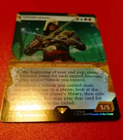 MTG Magic the Gathering Assassin's Creed Edward Kenway 143 Foil NM - Image 2
