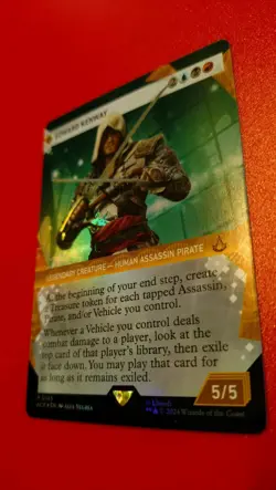 MTG Magic the Gathering Assassin's Creed Edward Kenway 143 Foil NM - Image 3