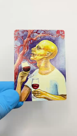 Wine Testing Vampire, Hipster Sengir | MTG Satirical Altered Art - Image 2