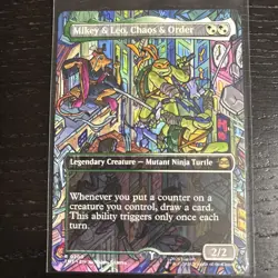 Mikey and Leo Chaos and Order - Showcase- Teenage Mutant Ninja Turtles - MTG - Image 1