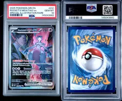 Pokemon 2025 Team Rocket's Mewtwo ex 231/182 SIR Destined Rivals GEM MINT PSA 10 - Image 3