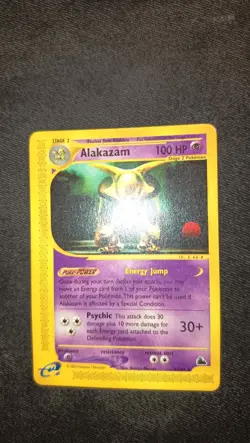POKEMON ALAKAZAM SKYRIDGE Nm RARE (Non-Holo) 2/144 ENGLISH - Image 4