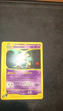 POKEMON ALAKAZAM SKYRIDGE Nm RARE (Non-Holo) 2/144 ENGLISH - Image 5