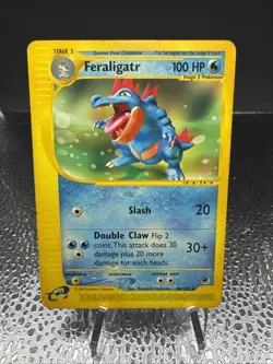 Pokemon TCG Feraligatr Expedition Base Set Rare Stage 2 046/165 English - Image 1