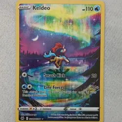Pokemon Keldeo Ultra Rare Full Art Holo Crown Zenith GG07 HP 110 - Image 1