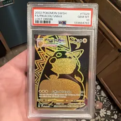 PIKACHU ⚡VMAX PSA 10 • POKEMON SWORD & SHIELD LOST ORIGIN #TG29 FULL ART 10 - Image 1