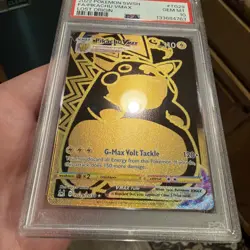 PIKACHU ⚡VMAX PSA 10 • POKEMON SWORD & SHIELD LOST ORIGIN #TG29 FULL ART 10 - Image 2