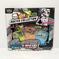 Black Bolt & White Flare Poster Collection - Pokemon Scarlet & Violet - Sealed - Image 1