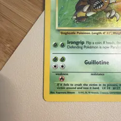 Pokemon TCG Pinsir Jungle 9/64 Holo Unlimited Holo Rare MP-HP - Image 2
