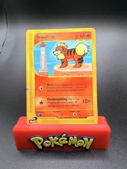 Pokemon Card - Growlithe Aquapolis 80/147 Common Non Holo MP - Image 1