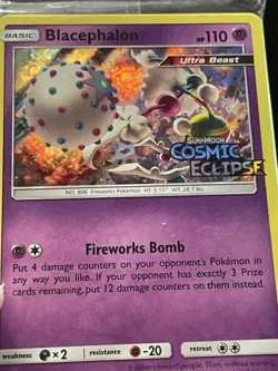 Pokemon TCG Blacephalon SM221 Promo Holo Sealed in Original Plastic – Near Mint - Image 3