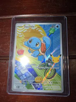 Pokemon Squirtle Holo 2026 80HP 30th anniversary - Image 1