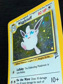 Pokemon Wigglytuff Base Set 2 Holo Rare Card 19/130 - Image 2