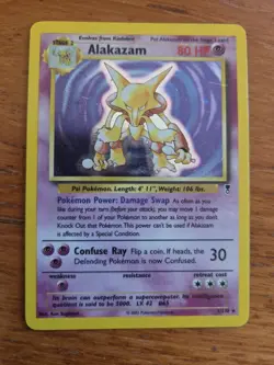 Alakazam 1/110 Legendary Collection Holo Rare Pokemon TCG Card Psychic - Image 1