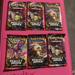 Pokemon TCG Perfect Order Booster Packs x6 English Sealed - Image 1
