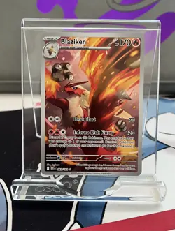 Pokemon TCG Blaziken 192/182 Destined Rivals Illustration Rare - Image 1