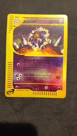 Starmie 30/144 - Holo Reverse - Skyridge - Carta Pokemon Eng No Charizard - Image 1
