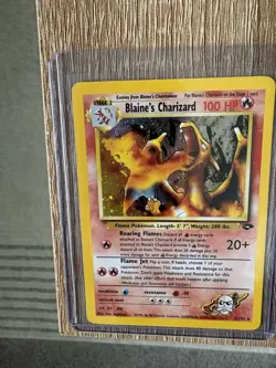 Pokemon Blaine's Charizard 2/132 Gym Challenge Holo Rare Unlimited 100 HP WOTC - Image 2